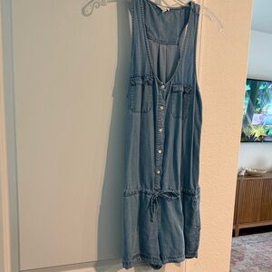 Soft Joie Light Blue Denim Top